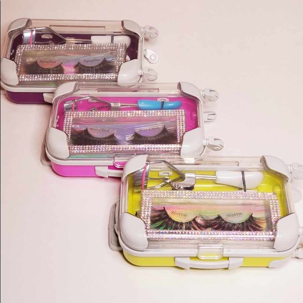 Mink eyelash set